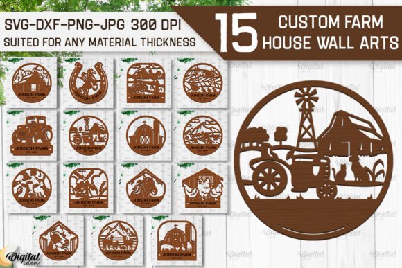 Effortless Farmhouse Charm: The Ultimate Laser Cut Wall Decor Bundle