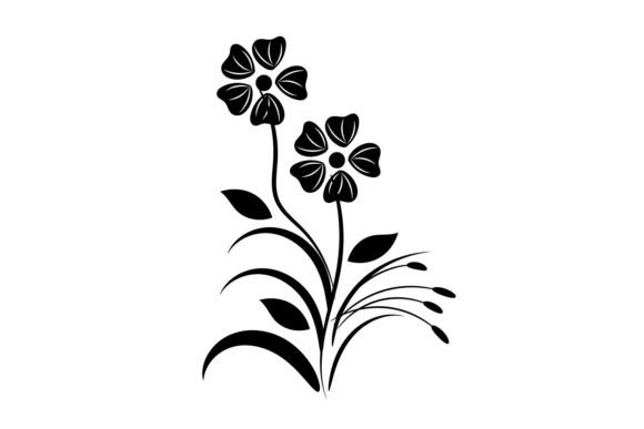 Elegant Botanical Typography: The Beautiful Leaf Spring Floral Flower Font