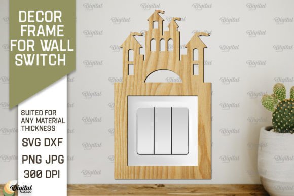 Elevate Your Space with Decor Frame for Wall Switch Laser Cut