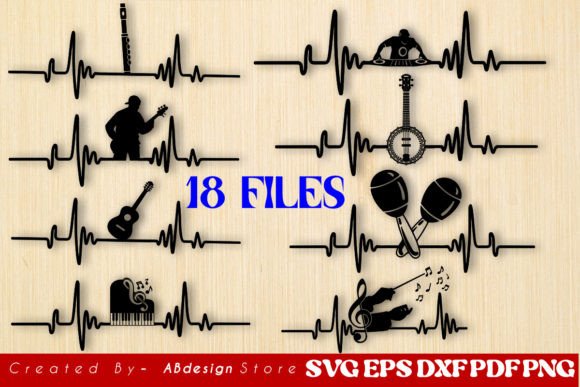 Heartbeat with All Music Designs Bundle: Creative Assets for You