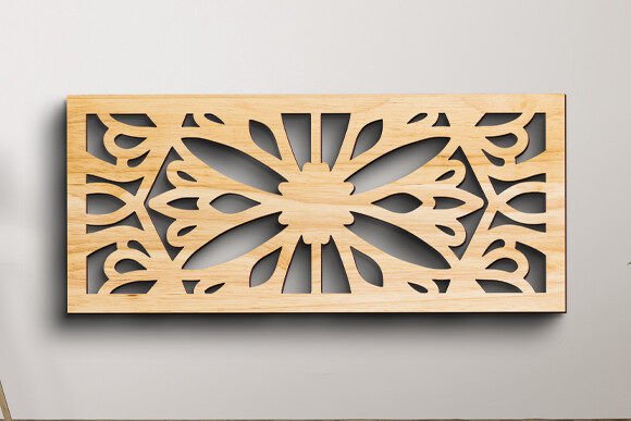 Laser Cut Mandala Wall Decor Panel SVG