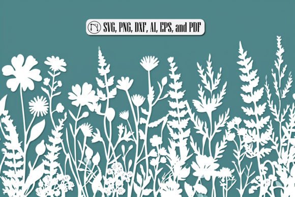 Paper Cut Wildflower SVG Bundle: Nature's Elegance for Your Designs