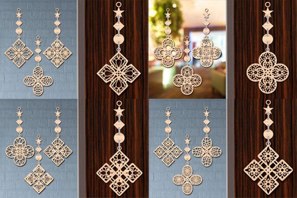 Premium Hanging Wall Art Laser Cut Svg Set