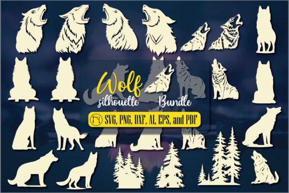 Unleash Your Creativity with the Cricut Wolf Silhouette SVG Mega Bundle